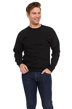 BILLIONHATS 12 Pack Mens Adult Crewneck Fleece Lined